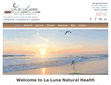 Tablet Screenshot of lalunahealth.com